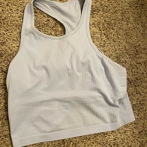 Ebb to street racerback tank cropped